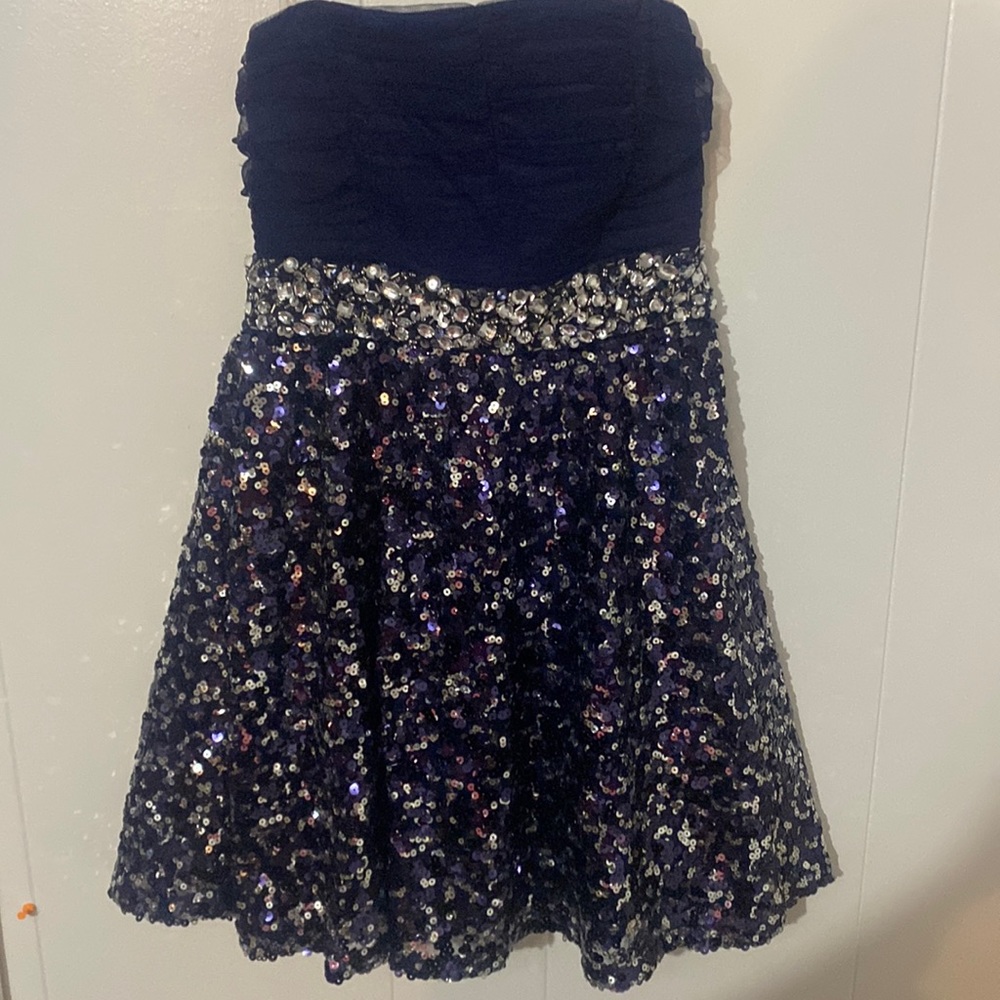 My Michelle short strapless dress size 5